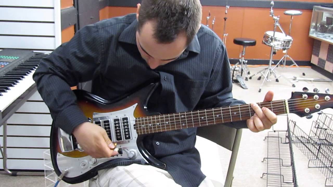 1965 Silvertone/Teisco Del Rey et460 k4-l
