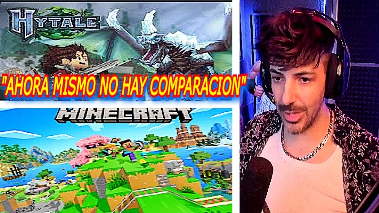 NEXXUZ DA SU OPINION SOBRE LA COMPARACION DE MINECRAFT Y HYTALE  🤔🤔