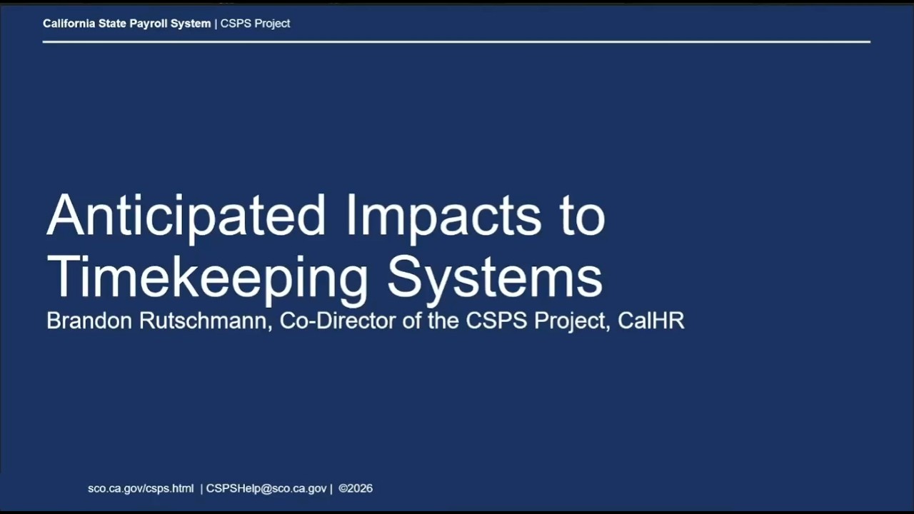CSPS Human Capital Management Presentation