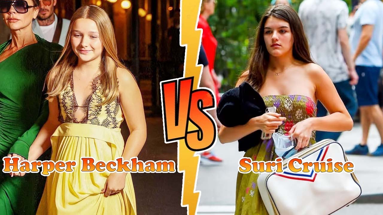 Harper Beckham VS Suri Cruise (Tom Cruise's Daughter) Transformation ★ From 00 To 2022