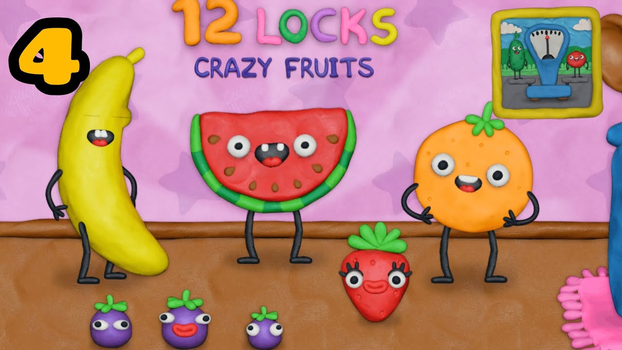 12 Locks Crazy Fruits – Level 4 Walkthrough | Full Puzzle Solution (No Commentary)