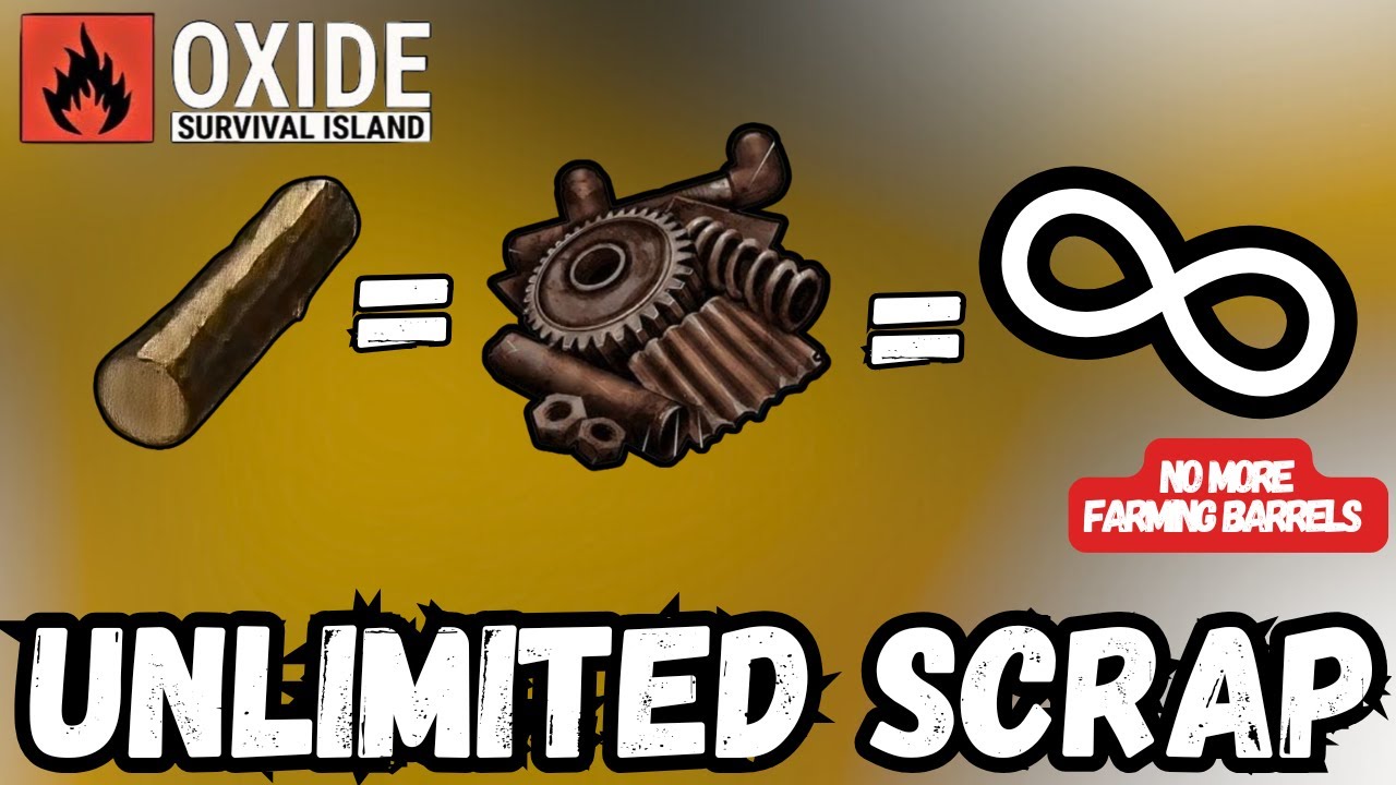 ТАК ПОЛУЧАЮТ БЕСКОНЕЧНЫЙ СКРАП IN OXIDE SURVIVAL ISLAND #rust #rustmobile #oxidesurvivalisland