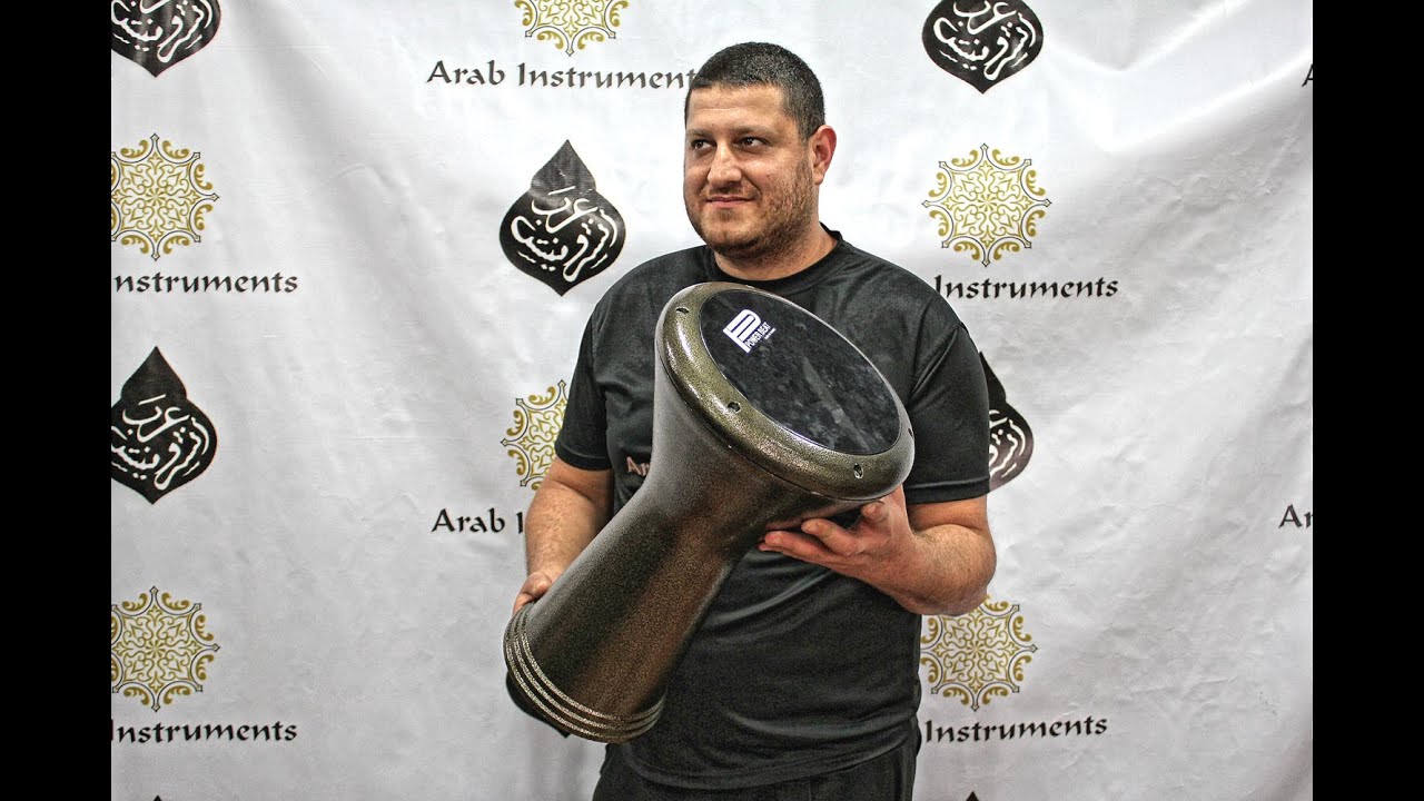 The Gold Black Darbuka & Power Beat Black Skin