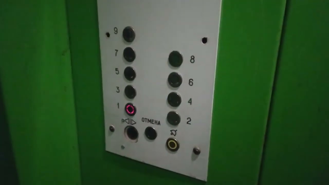 Лифт (МЛМ-2005) г.Гомель, ул.Богданова 19 подъезд 1
