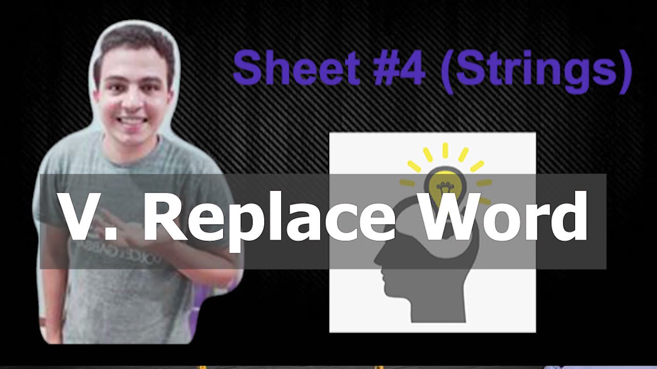 V. Replace Word