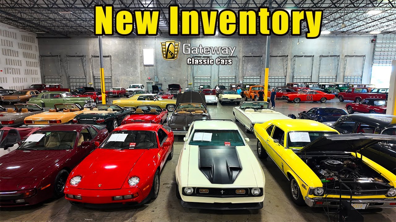 Выставка классических автомобилей: более 100 автомобилей на продажу - Gateway Classic Cars: осмот...