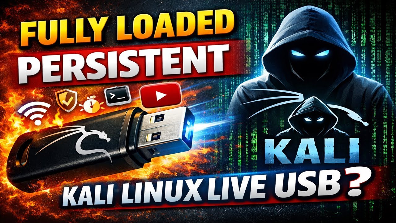 Make a Fully Loaded Kali Linux Live Persistent USB? (2025) 🔥 | No Data Loss | Beginner Friendly
