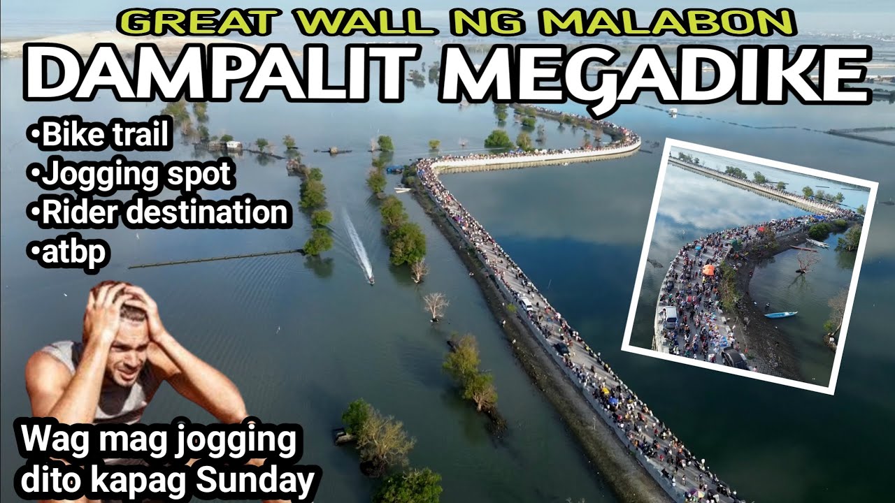 Dampalit Megadike Bike Trail of Malabon | Megadike tourist attraction | Bagong pasyalan sa Malabon