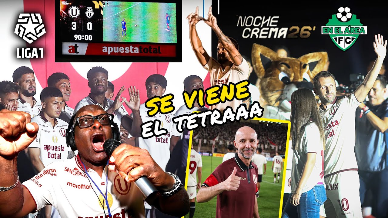 🔴 🎙 Volvió el TIO GODOS y enloquece con la ✨ La Noche Crema 2026 | Universitario 🆚 