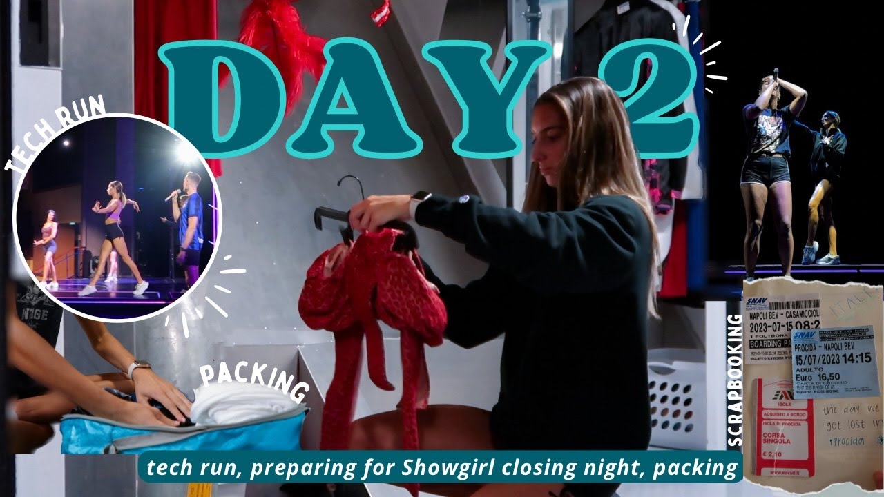 preparing for our last show, surprising the singers, packing - DAY 2 // odyssey of the seas
