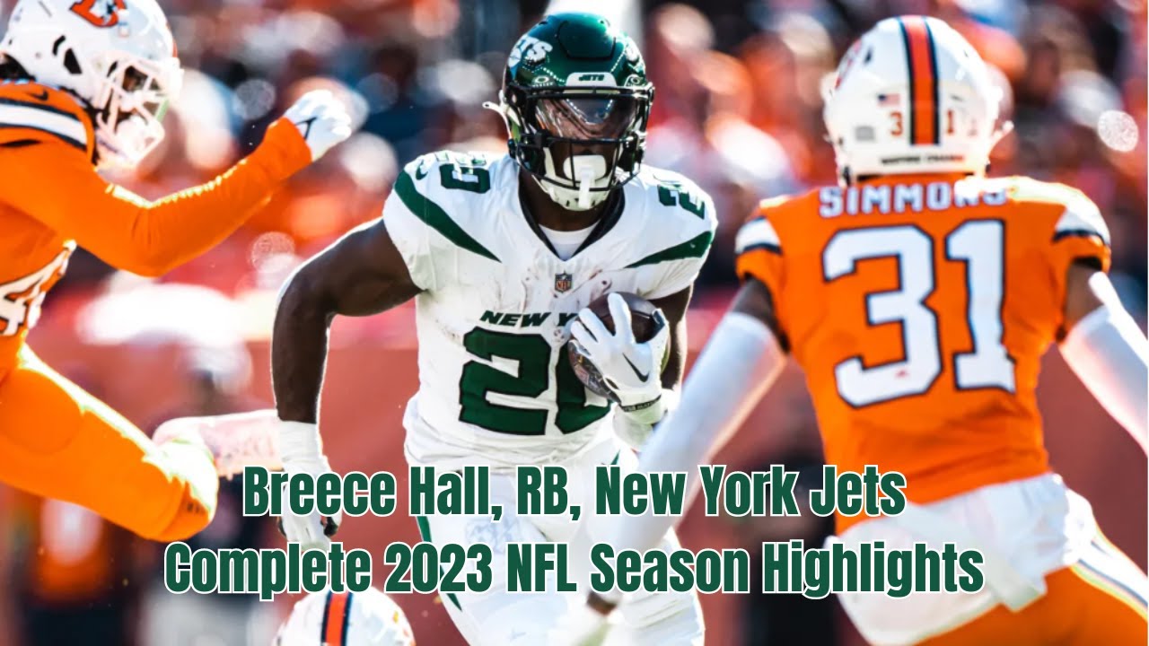 Breece Hall Complete 2023 NFL Season Highlights New York Jets