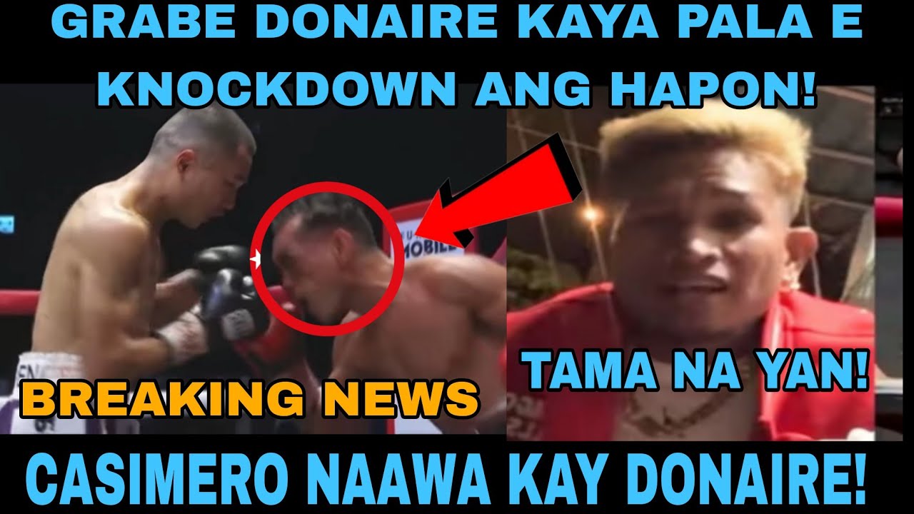 GRABE! DONAIRE KAYA PALA E TKO SI MASUDA,NA UNAHAN LANG😲! CASIMERO NAAWA KAY DONAIRE AT GALIT! 