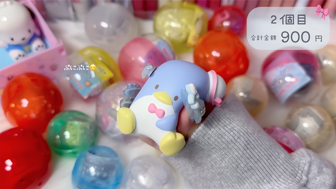【約9,000円分】ASMR🎧サンリオガチャガチャ開封動画🎀 【$60 Worth】Sanrio Gacha Capsule Toy Unboxing ASMR  gachapon