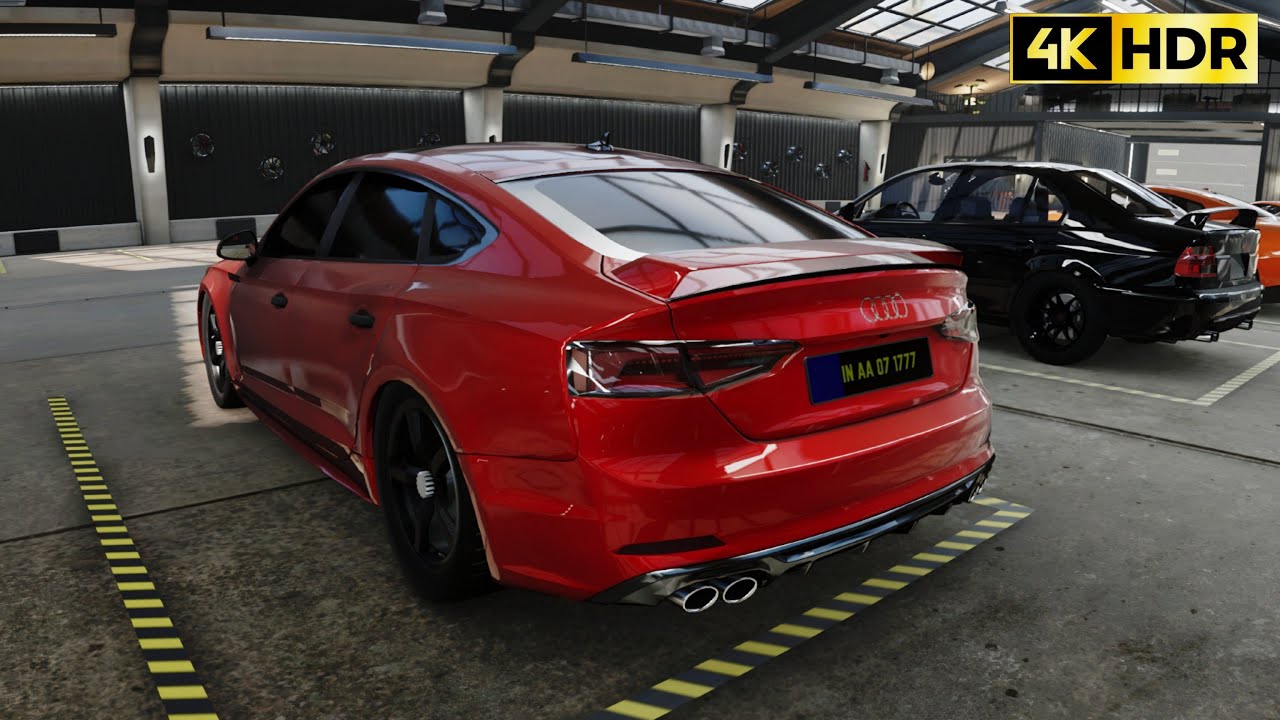 Audi A5 Sportback Mountain Drive to City Garage Realistic Gameplay 4K - CPM2