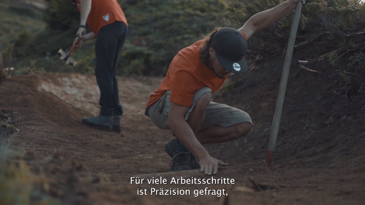 Umweltschonender Bau Flowtrail Wurzenbord Bettmeralp 🚴🏼‍♂️👷🏼‍♂️