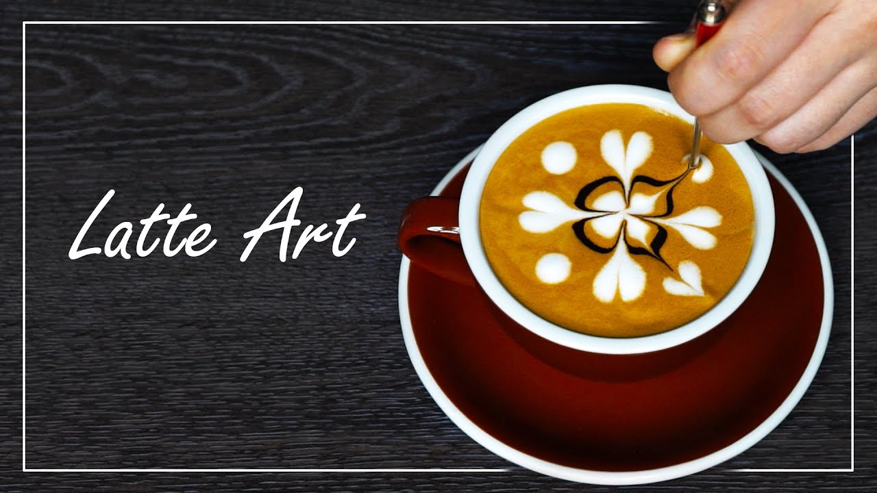 [라떼아트] 에칭 Latte art 연습 영상 모음🐾