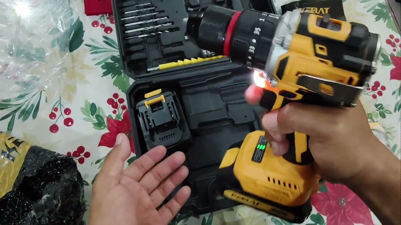 KEELAT KCD013 Brushless Cordless Impact Drill Electric Hammer Drill,Screw,Multiple Speed