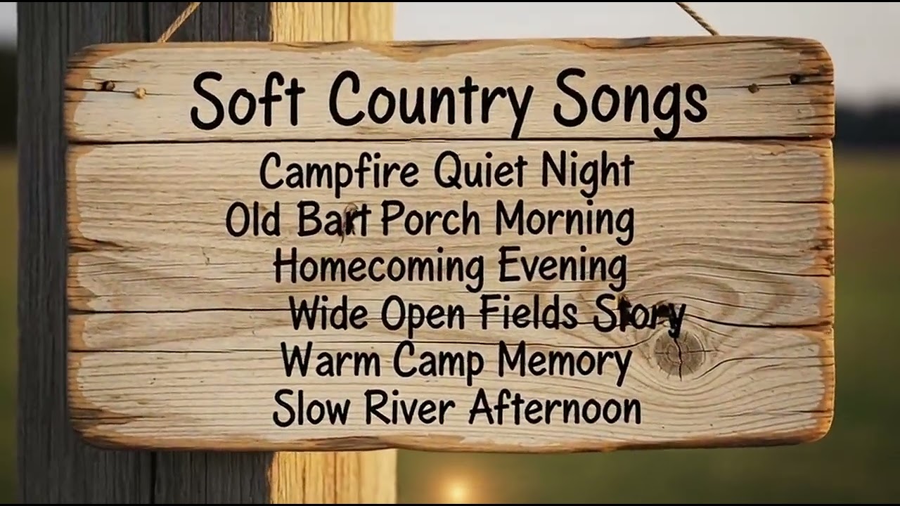 Soft Country Songs for Late Night Listening 🌙🎶