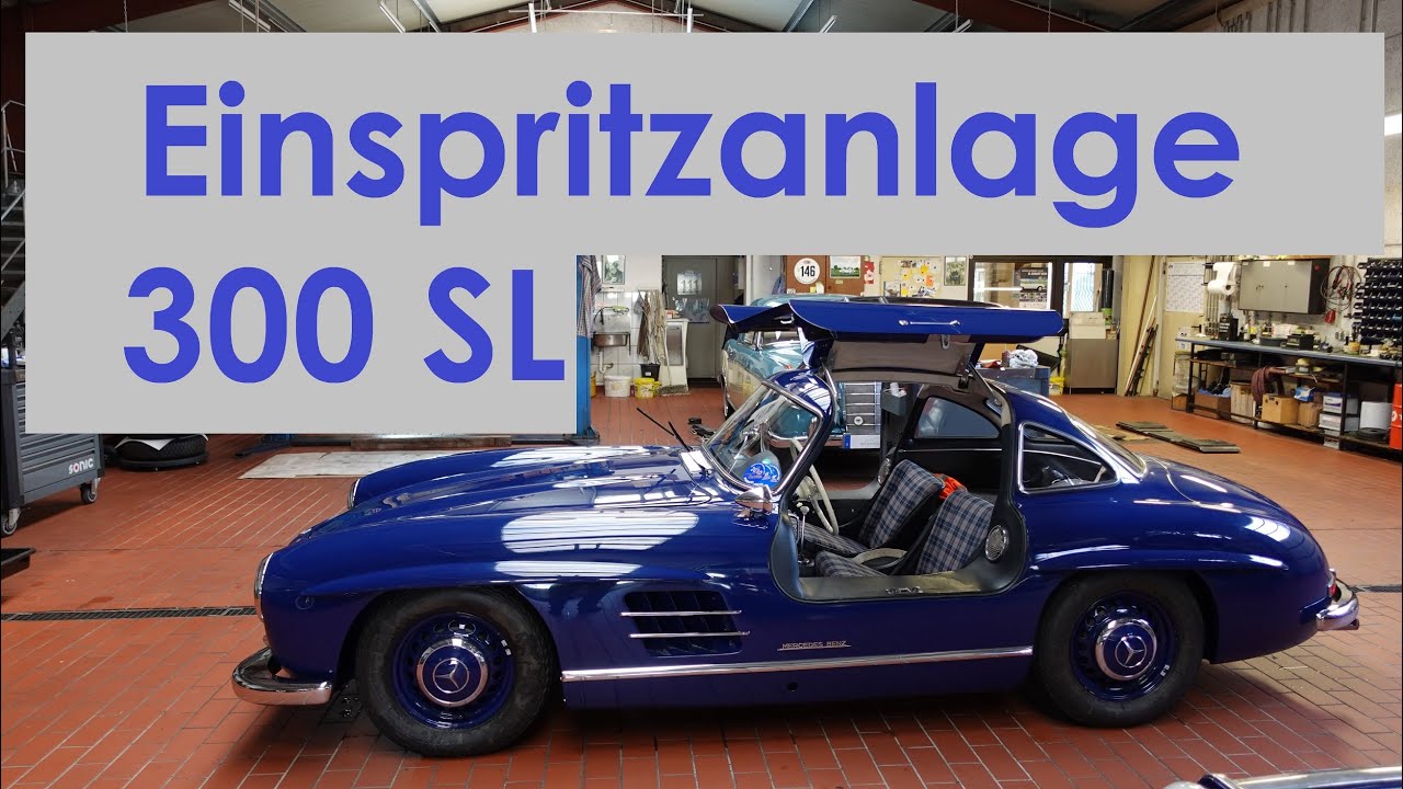 Mercedes Benz W198 300 SL Flügeltürer Einspritzanlage
