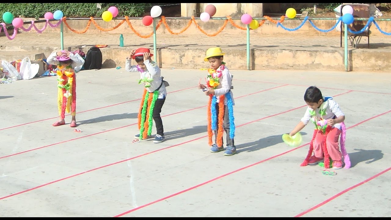 Euro Senior Hawaiian Race || Sports Day || 2016-17 || Eurokids A S Rao Nagar || Health is Wealth Day