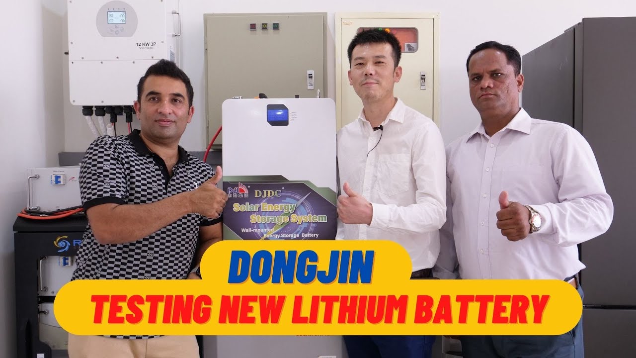 DONGJIN Battery || Testing New lithium battery || lithium battery Installation