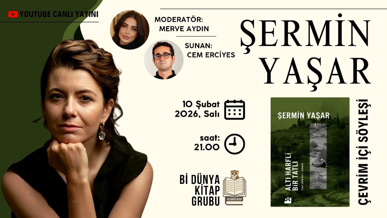 Şermin Yaşar ile Altı Harfli Bir Tatlı üzerine söyleşi...