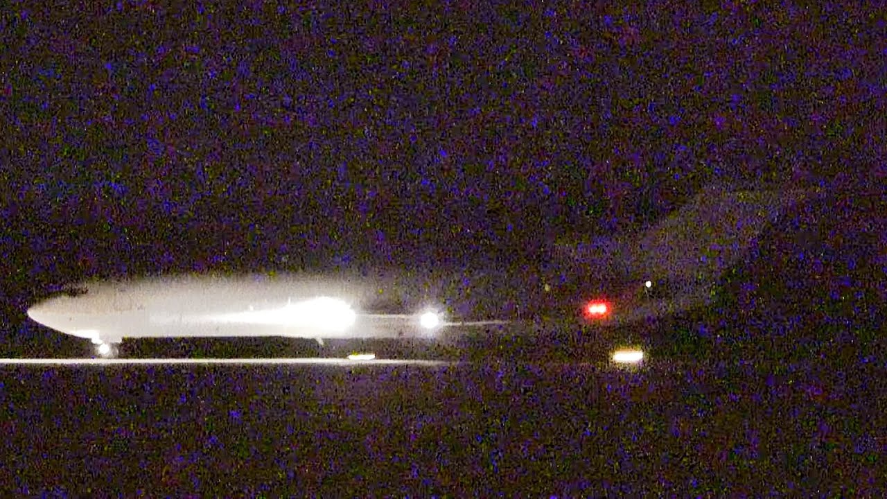 Kalitta Charters II B727-224(F) [N725CK] Landing w/Loud Reverse | Willow Run Airport
