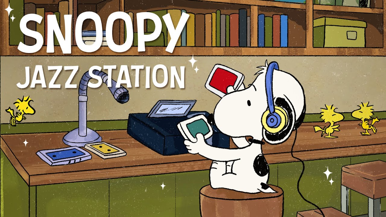 Chill on Jazz with Snoopy 🎧🎼| Immerse Yourself in the Music to Boost Focus and Creativity.