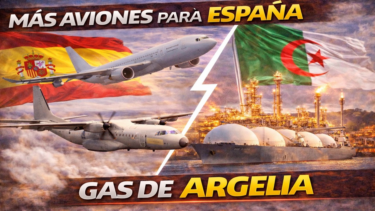MÁS AVIONES PARA ESPAÑA ¡COMPRA DE GAS A ARGELIA!