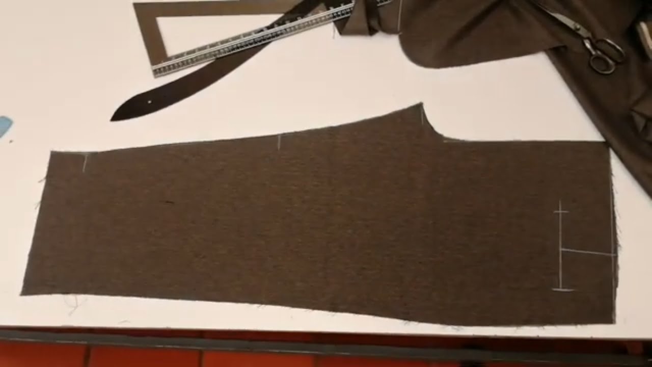 Como hacer parte trasera de pantalón( PARTE 2 )