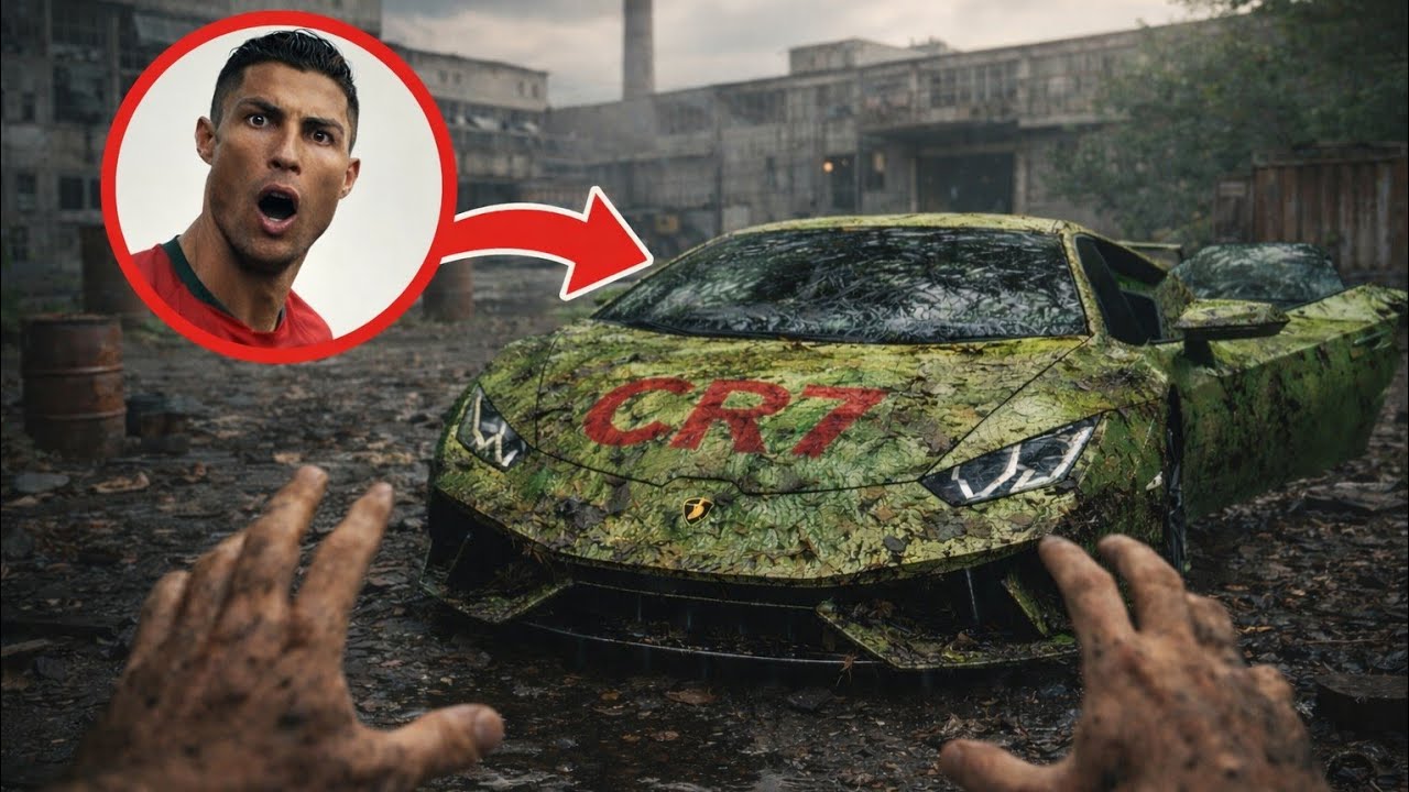 “Abandoned CR7 Lamborghini Found in Jungle – Full Restoration Transformation!”