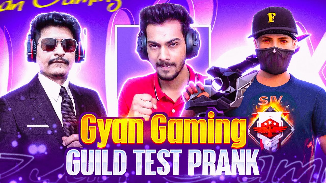 GYAN GAMING GUILD TEST PRANK 😮 ON LIVE 😱🔥- SAMSUNG A3,A5,A6,A7,J2,J5,J7,S5,S6,S7,S9,A10,A20,A30,A50