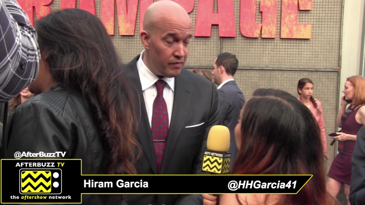 Hiram Garcia at the Rampage Movie Premiere