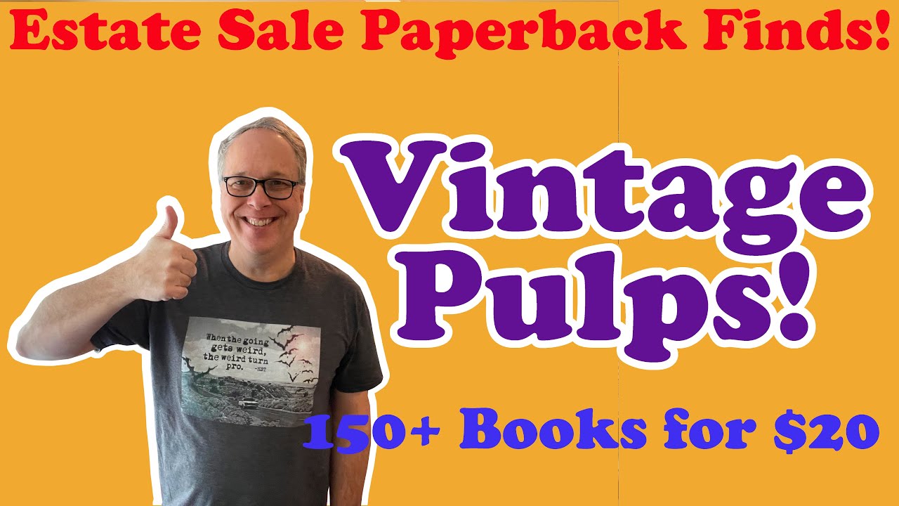 Vintage Pulp Paperbacks:  Nurse, Western, and Sleaze Fiction at an Estate Sale (150+ books for $20)