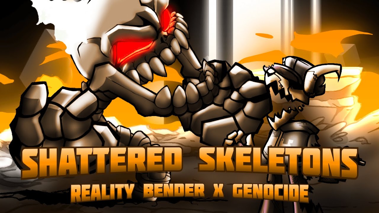 FNF Mashup: Shattered Skeletons (Reality Bender x Genocide) / Audi Tricky vs Tabi