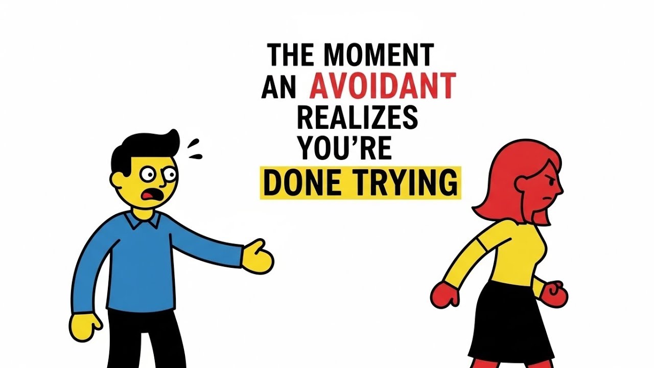 THE MOMENT AN AVOIDANT REALIZES YOU’RE DONE TRYING (PSYCHOLOGY & SELF-RESPECT) | MOTIVATIONAL SPEECH