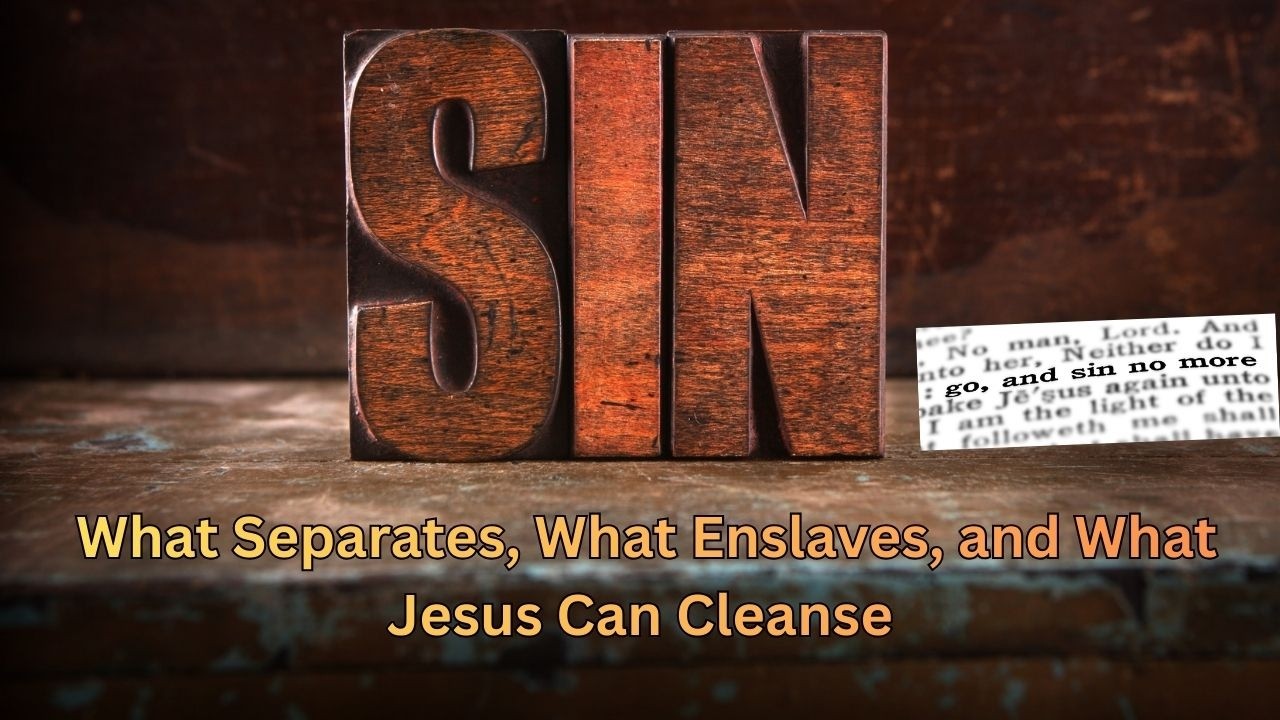 SIN: What Separates, What Enslaves, and What Jesus Can Cleanse