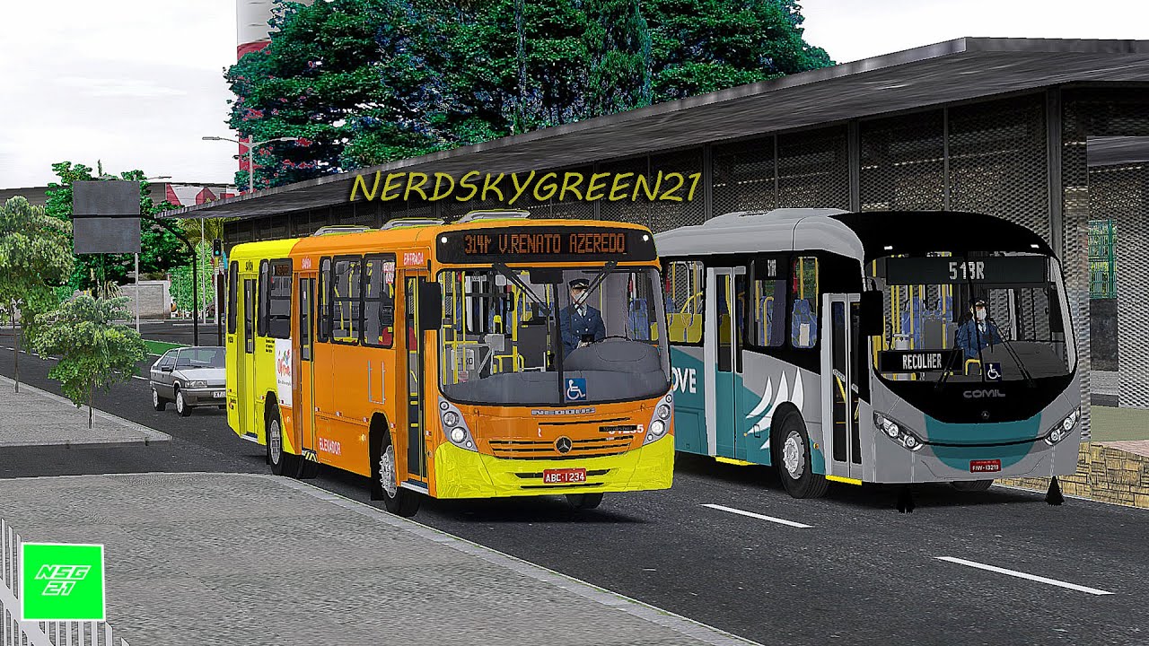 [OMSI 2] TRECHO REVITALIZADO - 313M | Neobus Mega 2006 mb of-1722m +G27/ Mapa RMBH 2.0 2023
