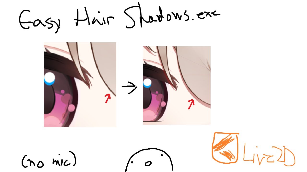Live2D Tutorial - Hair-Shadow (fast and simple) (v4.2+)