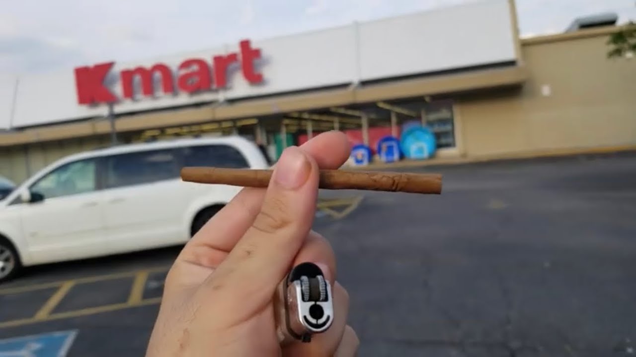 Smoking big blunts in Kmart