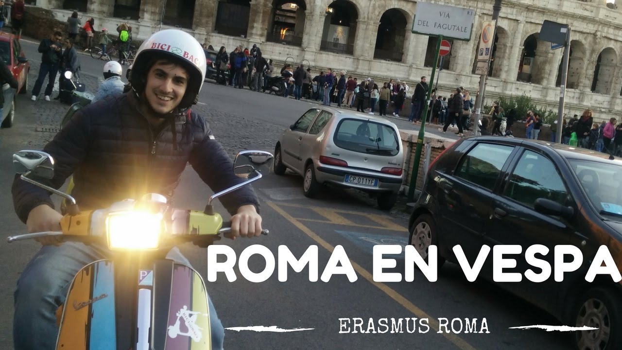 ROMA EN VESPA - ERASMUS ROMA