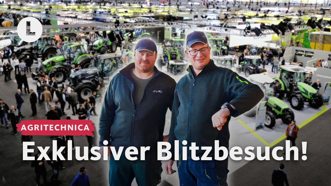 Agritechnica 2025: In drei Stunden &uuml;ber die GANZE Agrarmesse! | WDR Lokalzeit LandSchafft