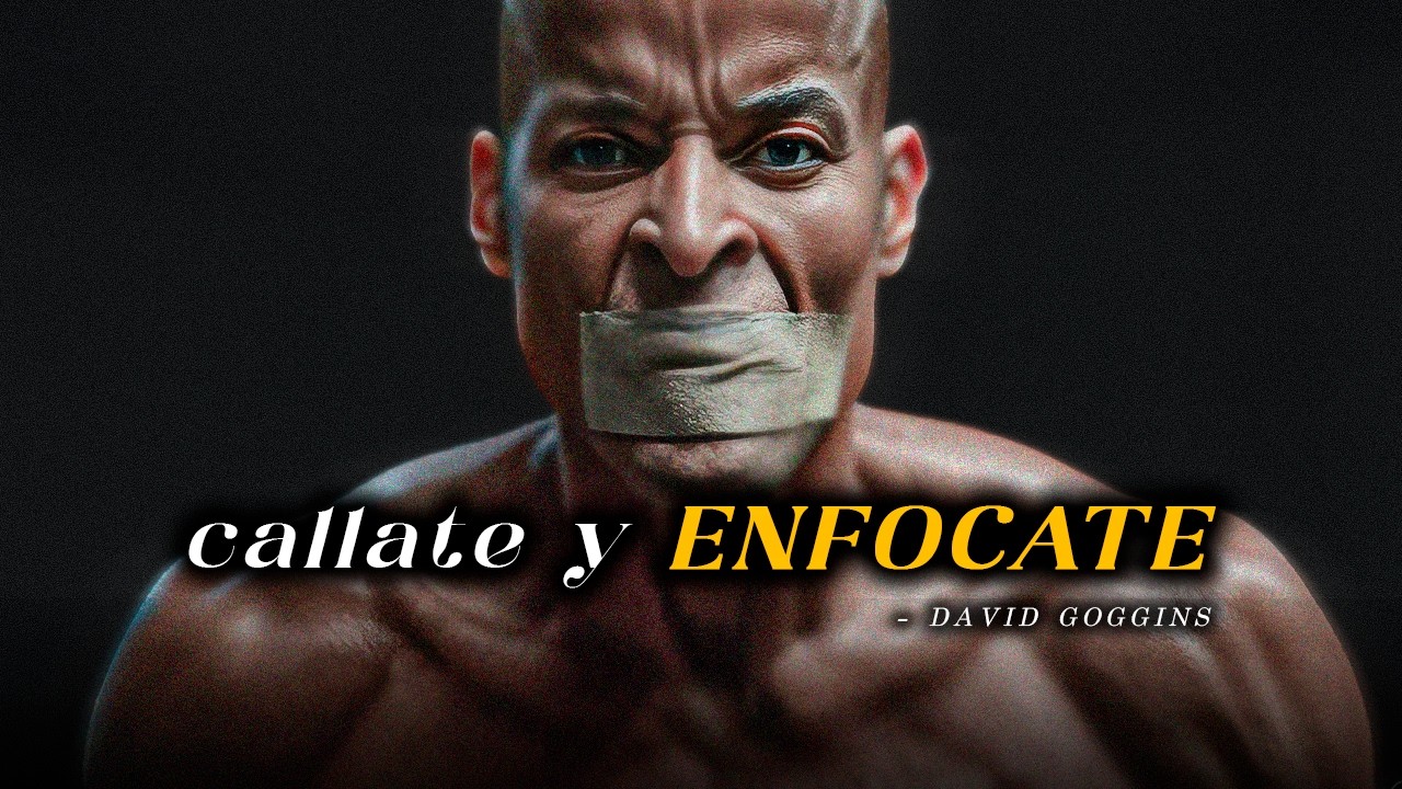 NADIE TE VA A SALVAR: Estudia. Entrena. Domina tu mente | David Goggins (discurso motivacional)