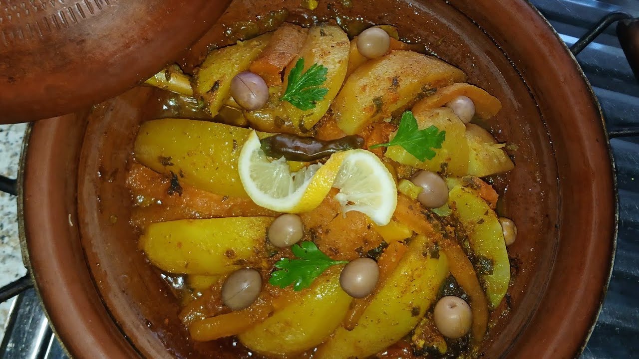 طاجين دجاج 🐔 البلدي 