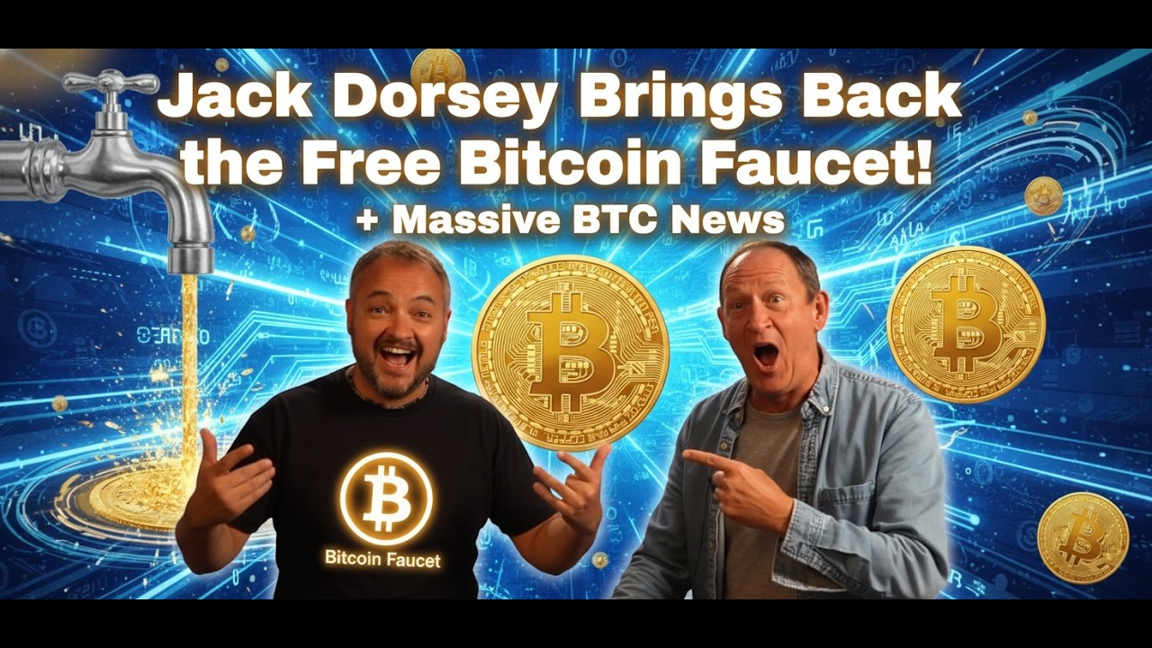 Jack Dorsey Brings Back the Free Bitcoin Faucet! + Massive BTC News