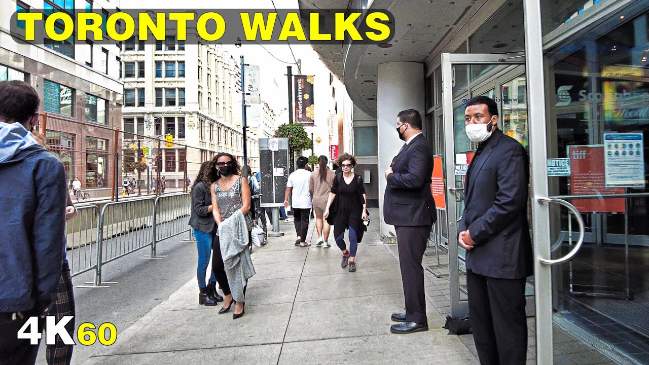 Toronto Entertainment District Walk Around the Film Festival (Sept 2021)