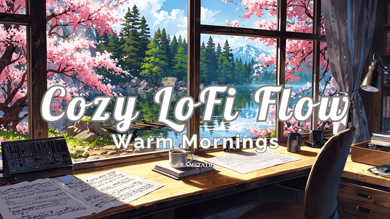 Cozy Lofi Flow - Warm Mornings (1 hour Lo-Fi Chill Hop for daydreams / to relax / study / focus)