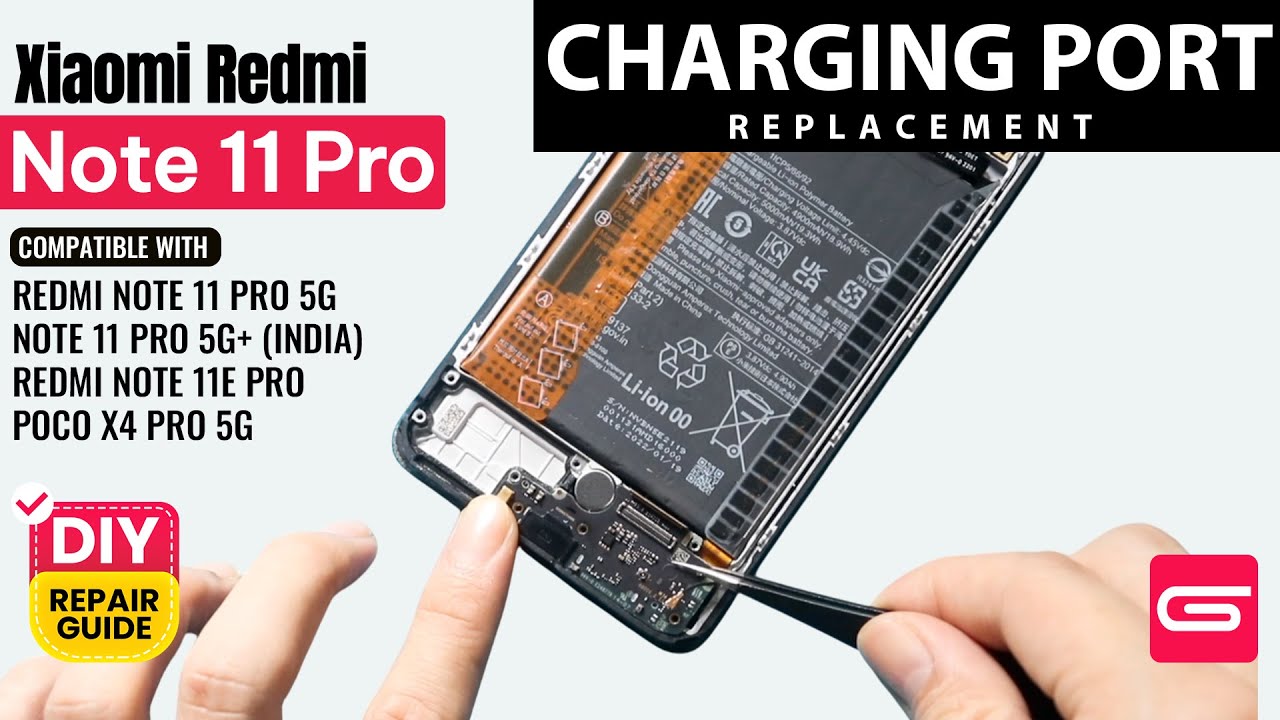 Xiaomi Redmi Note 11 Pro Charging Port Replacement