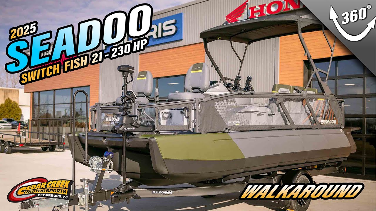 Walkaround | 2025 Sea-Doo Switch™ Fish 21 - 230 hp Painted