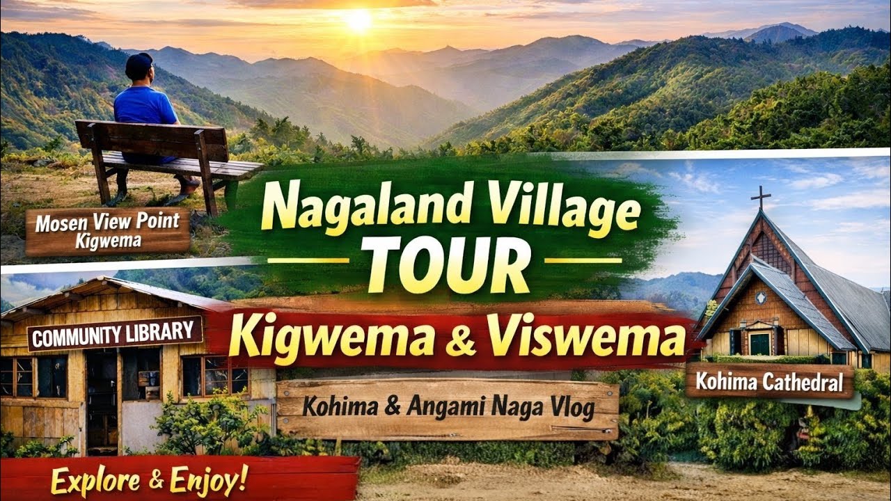 Kigwema & Viswema Village Tour Nagaland | Kohima Tourist Places | Angami Tribes Naga Village Vlog